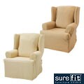 Sure Fit Hamilton Stripe Wing Chair Slipcover