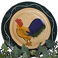 Classic Rooster Collection Serving Platter