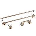 Moen Brighton 3-piece Pewter Bath Accessory Trio