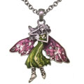 Playful Fairy Pewter Pendant