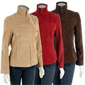 Boston Harbour Women's Funnel Neck Suede Coat