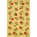 Viewpoint Scattered Roses Wool Rug (3'5 x 5'5)