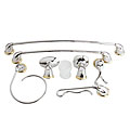 Moen Asceri 7-piece Chrome Bath Accessory Kit