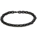 Black Stainless Steel Link Bracelet