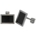 Carbon Fiber and Stainless Steel Cuff Links