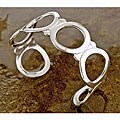 Sterling Silver Circles Link Bracelet (Mexico)