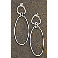 Sterling Silver Links Dangle Earrings (Mexico)