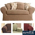 Sure Fit Suede Supreme Washable Loveseat Slipcover