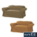 Sure Fit Cotton Weave Washable Loveseat Slipcover