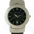 Pierre Cardin Women's Black Crocodile Band Watch