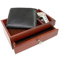 Perry Ellis Passcase Wallet/ Dresser Organizer Set