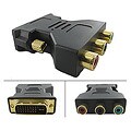 DVI-I Male to 3-RCA Component Adapter