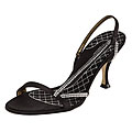 Dolce & Gabbana Black Strappy Rhinestone Sandal