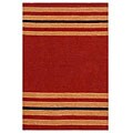 Hand-tufted Heirloom Red Wool Rug (8' x 10'6)