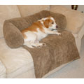 Sueded Pet Pad with Bolsters
