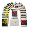 Meditating on Flowers Blank Greeting Cards (Box of 20)