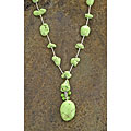 Green Turquoise Pebbles Necklace (USA)