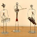 Handmade Recycled Metal Band Figures (Ghana)