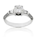 18k White Gold 1 1/3ct TDW Round Diamond Ring