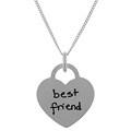 Sterling Silver Tween Best Friend Necklace