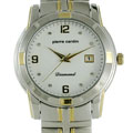 Pierre Cardin Men's White Diamond Dial Watch