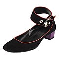 Gucci Black Suede Low Heel Pumps
