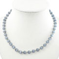 Dove Grey Cat's Eye Necklace