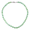 Silver Spring Green Tiger's Eye Necklace