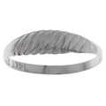 14k White Gold Child's Shrimp Ring