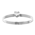 Sterling Silver Baby Ring with Cubic Zirconia