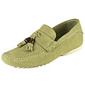 Gucci Men's Lime Suede Moccasins