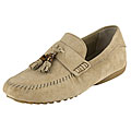 Gucci Men's Suede Moccasins with Bamboo Detail