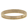 10k Yellow Gold Pattern Baby Ring