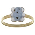 10k Yellow Gold Baby Teddy Bear Ring