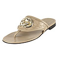 Gucci Leather Guccisima Slide Sandals