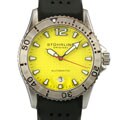 Stuhrling Original 'Reggata' Men's Yellow Diver's Watch