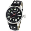 Stuhrling Original 'Eagle' Men's Pilot Swiss Quartz Watch