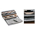 Stylized Cranes Alpaca Wool Blanket (Peru)
