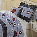 Sports Action Quilt Set
