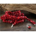 Long Red Coral Chips Necklace (USA)
