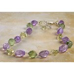 Amethyst, Prehnite & Lemon Quartz Necklace (USA)