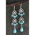 Turquoise Chandelier Earrings (USA)