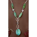 African Turquoise and Abalone Necklace (USA)