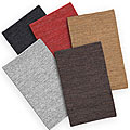 Set of 2 Hand-Woven Leather/ Cotton Rugs (2' x 3')