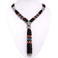 Turquoise and Red Coral Necklace