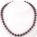 Purple Cat's Eye Necklace