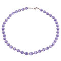 Lavender Purple Tiger's Eye & Silver Necklace