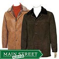 Aston Button Front Shearling Men's Coat