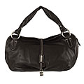 Celine Leather Shoulder Bag with Wide Straps