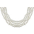 Four-strand Cultured FW Pearl Necklace (7-16mm)